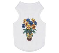 'Vase with Pansy flowers' Pet Dog/Cat T-Shirt (PT00135795)