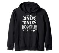 Vasectomy Funny Snip Snip Hooray! Zip Hoodie