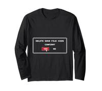 Vasectomy Vasectomies Delete Save Files Confirm? Long Sleeve T-Shirt