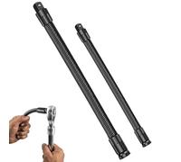 VasedGins 1/2 Flexible Shaft Extension Extender Torque Socket, Ratchet Spanners Electric Wrench Connecting Rod, 360° Flex Reach Bendable Bar Tool for Automotive Repair (Mix)