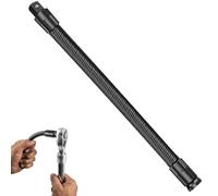 VasedGins 1/2 Flexible Shaft Extension Extender Torque Socket, Ratchet Spanners Electric Wrench Connecting Rod, 360° Flex Reach Bendable Bar Tool for Automotive Repair (350mm)