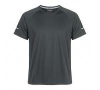 Vasego - 1 Pack Men’s Slim Fit Athletic Running T-Shirt - 100% Polyester Moisture-Wicking Tee with Reflective Safety Strips for Night Running - Pullover Crew Neck Performance Top - (Dark Grey,3XL)
