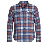 Vasego Men’s Flannel Shirt, Long Sleeve Regular Fit Cotton Lumberjack with Button-Down Pockets - Classic, Soft, and Comfortable Plaid Shirt for Everyday Wear Burgandy