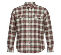 Vasego Men’s Flannel Shirt, Long Sleeve Regular Fit Cotton Lumberjack with Button-Down Pockets - Classic, Soft, and Comfortable Plaid Shirt for Everyday Wear Burgandy
