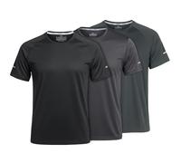 Vasego Men’s Slim Fit Athletic Running T-Shirt - 100% Polyester Moisture-Wicking Quick Dry Reflective Safety Top for Night Running Gym Training Fitness - Lightweight Pullover Crew Neck Sports Tee