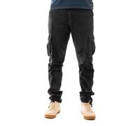Vasego Men's Cargo Trousers - Durable Work Pants for Men with 6 Pockets - Loose Fit Men's Work Trousers - Camping Hiking Trousers | Colour: Navy, Size: 34