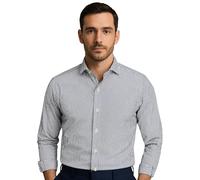 Vasego Men's Formal Dress Shirt - Regular Fit Long Sleeve Button-Down Collar Shirt, Wrinkle-Resistant Cotton Blend, Business Casual Office Wear - Ideal for Work, Wedding, Party, Or Daily Outfits
