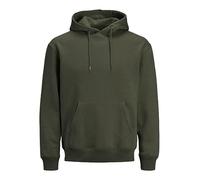 Vasego|Mens Plain long sleeve Hoodie Fleece Pull-Over|Soft and comfy Adult Top Sweatshirt Hoodies|Work and longe wear | Uni-Sex | (as8, alpha, x_l, regular, regular, Dark Green)