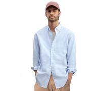 Vasego Regular Fit Long Sleeve Button Down Collar Oxford Shirt for Men