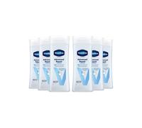 Vaseline Intensive Care Advanced Repair Body Lotion Pack of 6, 400ml Each - Unscented Moisturiser for Very Dry Skin, 48 Hour Hydration, Fast Absorbing, Sensitive Skin