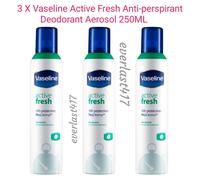 Vaseline ProDerma Anti Perspirant Deodorant For Women, Active Fresh, 6 Pk, 250ml