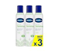 Vaseline Aloe Fresh Pro-derma Anti-perspirant Spray 250 Ml | 48h Sweat Protection & Long-lasting Freshness | Pack of 3