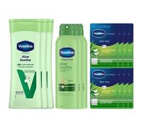 Vaseline Aloe Skincare Bundle 8xLip Balm 3xSpray Lotion 3xBody Moisturiser Set