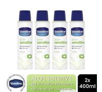 Vaseline Anti-Perspirant Deodorant ProDerma Aloe Fresh Spray 150ml, 4 Pack