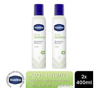 Vaseline Anti-Perspirant Deodorant Spray Aloe Sensitive Women 250ml, 2 Pack
