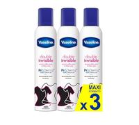 Vaseline Double Invisible Anti-Perspirant Women's 250 ml | 48h Sweat Protection & Long-Lasting Freshness Pack of 3