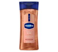 Vaseline Glazed and Glisten Sunlit Glow Body Gel Oil Vanilla Cocoa Shimmering with Ultra-Hydrating Lipids and 100% Pure Cocoa Butter 6.8 Oz