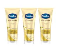 Vaseline Gluta Hya Body Lotion 200ml x3 Flawless Glow Hydration