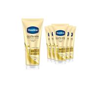 Vaseline Gluta-Hya Flawless Tone Serum Burst Body Lotion 200ml, 6 Pack in White