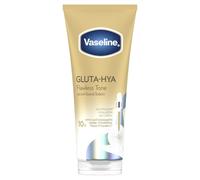 Vaseline Gluta-Hya Flawless Tone Serum Burst Lotion Moisturiser - Body Lotion with GlutaGlow™, Glycerol, Hyaluron & Antioxidants 10x Stronger Than Vitamin C*, Reduces Dark Spots in 5 Days 200ml