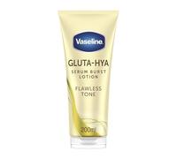 Vaseline Gluta-Hya Flawless Tone Serum Burst Lotion Moisturiser - Body Lotion with GlutaGlow™, Glycerol, Hyaluron & Antioxidants 10x Stronger Than Vitamin C*, Reduces Dark Spots in 5 Days 200ml