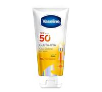 Vaseline Gluta-Hya Glow Defense UV Serum SPF50+ PA++++, 150ml, Lightweight, Fast-Absorbing, Non-Sticky, Sun Protection