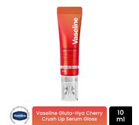 Vaseline Gluta-Hya Lip Serum Gloss Cherry Crush Hydrating Moisture Care, 10Ml In Red Red