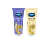 Vaseline Gluta-Hya Lotion Overnight Radiance & Flawless Glow, 200Ml Each In White White