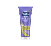 Vaseline Gluta-Hya Overnight Radiance Serum Burst Lotion Moisturiser - Body Lotion with GlutaGlow™, Hyaluron, Collagen & Antioxidants 10x Stronger Than Vitamin C*, For Plumper Skin in 5 Days 200ml
