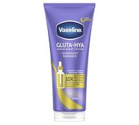 Vaseline Gluta-Hya Overnight Radiance Serum Burst Lotion Moisturiser - Body Lotion with GlutaGlow™, Hyaluron, Collagen & Antioxidants 10x Stronger Than Vitamin C*, For Plumper Skin in 5 Days 200ml