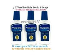 Vaseline Hair Tonic for Dry Scalp & Dandruff Easy Comb Shine Care 3 Pack 100ml