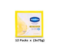 Vaseline Health Plus Total Moisture Bar Soap 3 x 75g (12 Packs) Bulk Buy