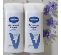 Vaseline Intensive Care Advanced Repair Unscented Body Lotion 200ml - Pack of 2 (blue)