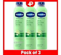 Vaseline Intensive Care Spray Moisturiser Aloe Sooth 3 X 190Ml