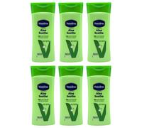 Vaseline Intensive Care Aloe Soothe Body Lotion 200ml - 6 Pack