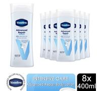 Vaseline Intensive Care Body Lotion 400ml Dry Skin Moisture Multi Variant 8 Pack