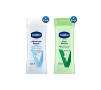 Vaseline Intensive Care Body Lotion Advanced Repair & Aloe Soothe 400ml, 6 Pack Each