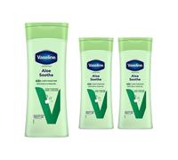Vaseline Intensive Care Body Lotion Aloe Soothe 48H Moisture 400ml, 3 Pack