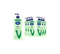Vaseline Intensive Care Body Lotion Aloe Soothe 9 Pack, Deeply Moisturising Body Moisturiser for Dry Skin, With Aloe Vera and Micro Droplets of Vaseline Jelly, Fast Absorbing Formula, 600 ml