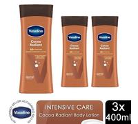 6x of 400ml Vaseline Intensive Care Healing Moisture Lotion, Cocoa Radiant