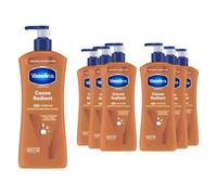 Vaseline Intensive Care Body Lotion Cocoa Radiant 9 Pack, Deeply Moisturising Body Moisturiser for Dry Skin, With Cocoa Butter and Micro Droplets of Vaseline Jelly, 600 ml