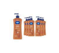 Vaseline Body Lotion Cocoa Radiant, 9 x 600ml, Dry Skin Moisturiser
