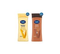Vaseline Intensive Care Body Lotion Essential Healing & Cocoa Radiant 400ml, 6 Pack Each