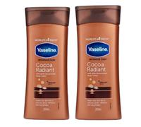 Vaseline Intensive Care Cocoa Radiant Cocoa Butter Body Lotion 200ml Pack of 2