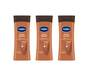 Vaseline Intensive Care Cocoa Radiant Lotion 400ml x 3