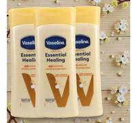 Vaseline Intensive Care Essential Healing Body Lotion 200ml - Pack of 3 (yellow)