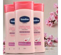 Vaseline Intensive Care Hand & Nail Hand Cream 200ml - Pack of 3 (pink)