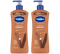 Vaseline Intensive Care Lotion Cocoa Radiant Glow 48h Moisture 600ml Pack of 2