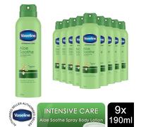 Vaseline Intensive Care Spray Moisturiser Cocoa Radiant 3 X 190Ml