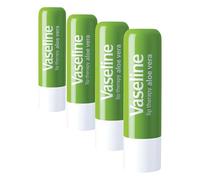 Vaseline Lip Therapy Aloe Vera Stick - Petroleum Jelly Vaseline Lip Balm for Soft Lips, 4.8g Each, 12 Pack, Chapped Lips, Perfect for Winter, Long Lasting Protection